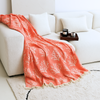 Coral 4 Layer Muslin Double Bedspread Stone