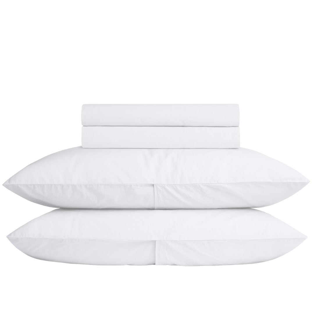 Stella 100% Cotton Ranforce Double Flat Sheet 240x260 cm White