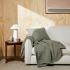 Navigli Single 4 Layer Muslin Bedspread Brown