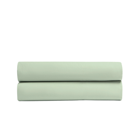 Stella 100% Cotton Ranforce Double Elastic Bed Sheet 160x200 cm Light Green