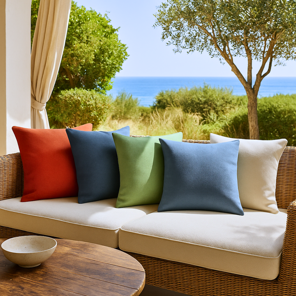 Lily Linen Cushion Cover 50x50 cm Navy Blue