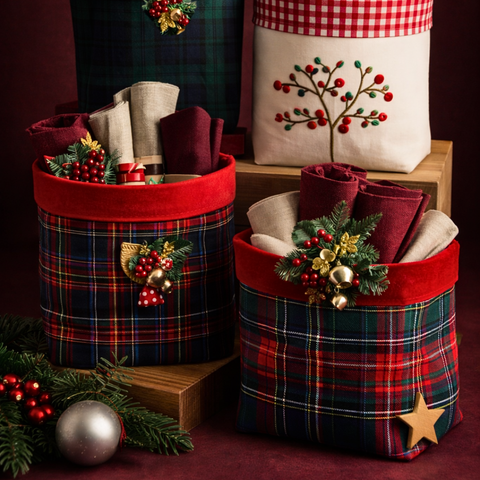 Scotch Design Bread Basket