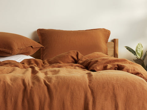 Allure Muslin Cotton Double King Size Fitted Sheet 180x200 cm Tile