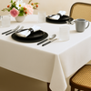Genoa Woven Linen Stain Resistant Table Linen Ecru