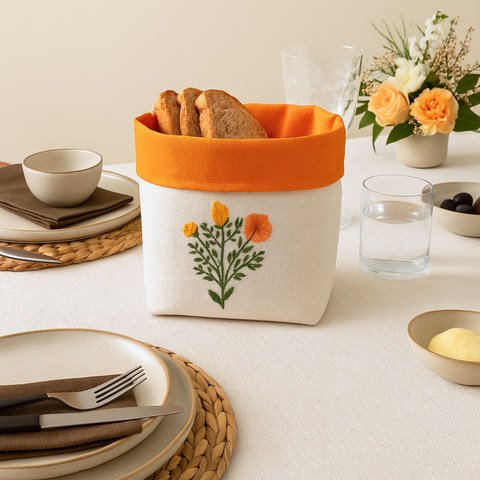 Fall Bouquet Tasarım Çok Amaçlı Organizer Sepet