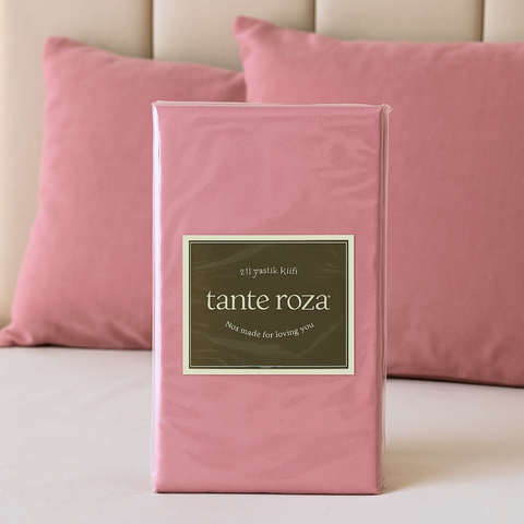 Stella 100% Cotton Satin 2 Pack 50x70 cm Pillow Cover Powder