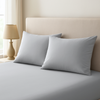 Stella 100% Cotton Satin 2-pack 50x70 cm Pillowcase Gray