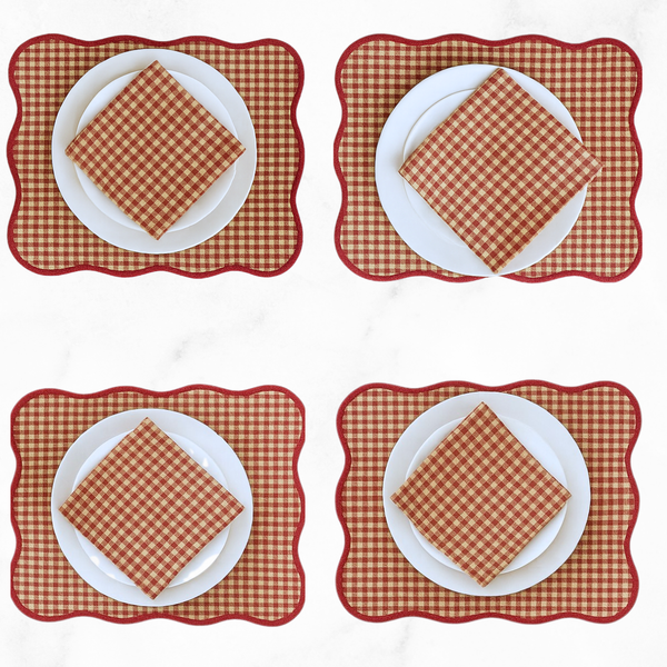 Genoa Woven Linen Stain Resistant Napkin Gray (Pack of 2)