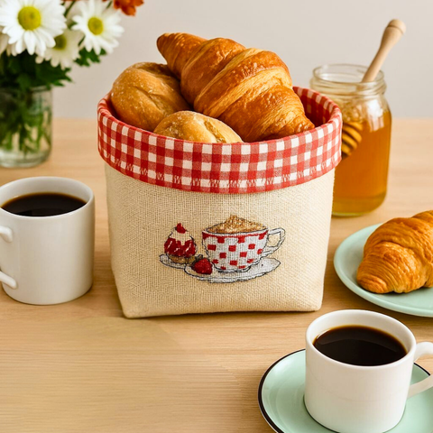 Cupcake Tasarım Çok Amaçlı Organizer Sepet