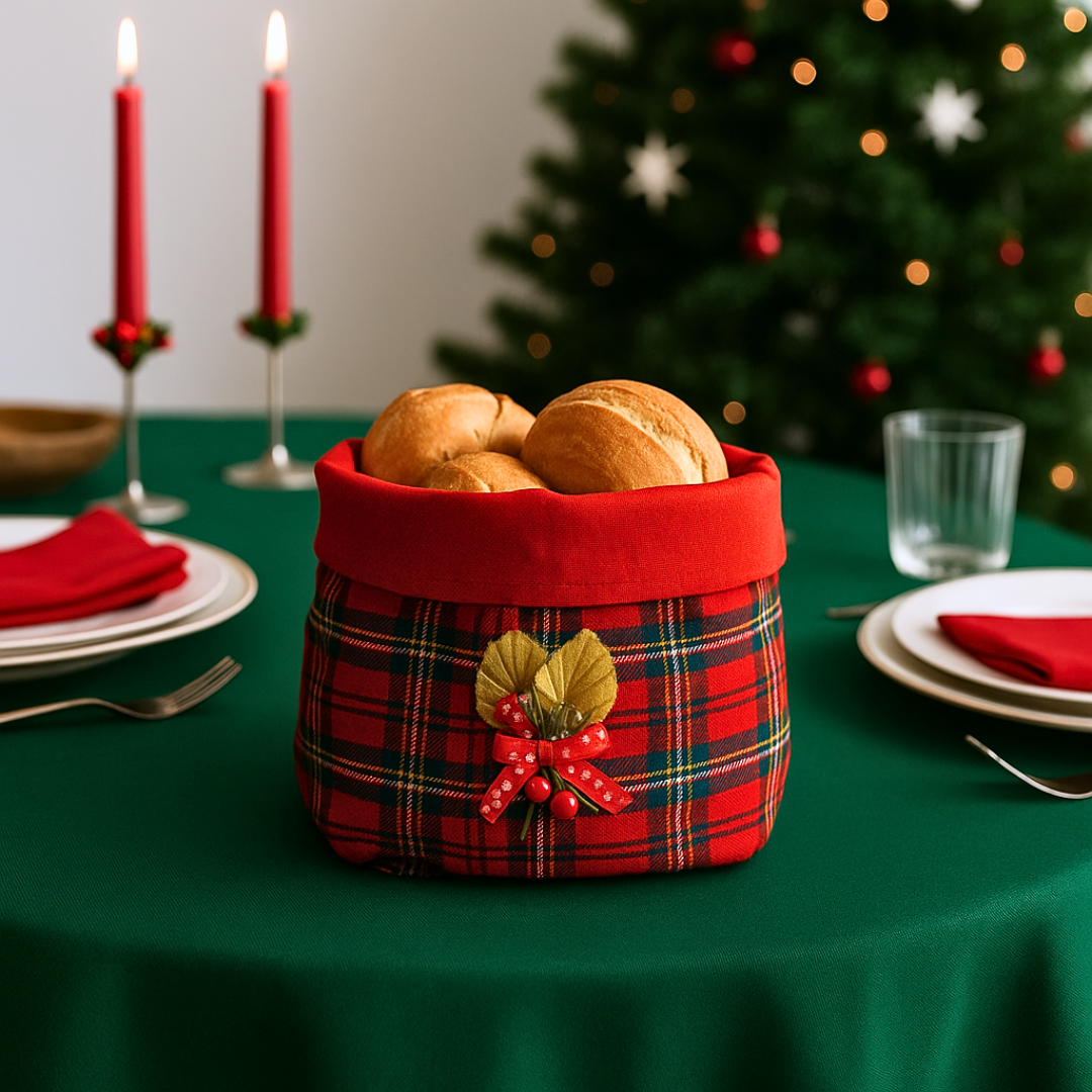 Scotch Design Bread Basket