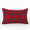 Tartan Plaid Cushion Cover 45x45 cm Red