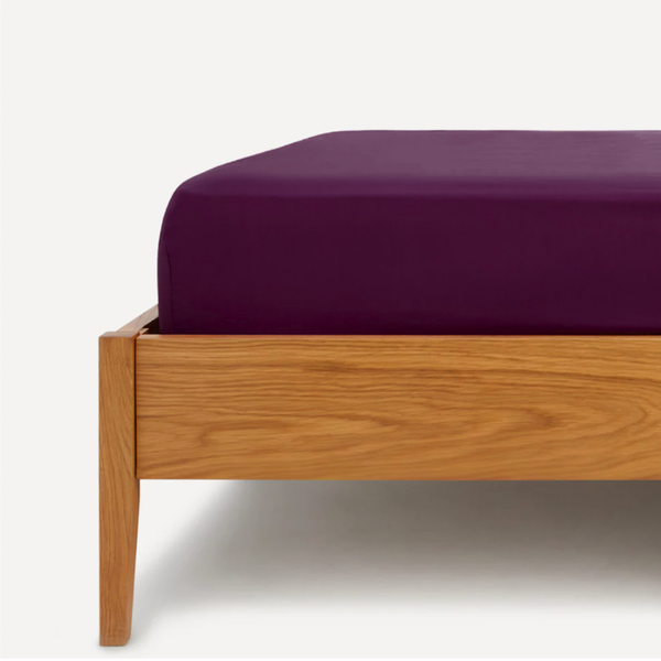 King Size Elastic Bamboo Cotton Sheet 180x200 cm Powder