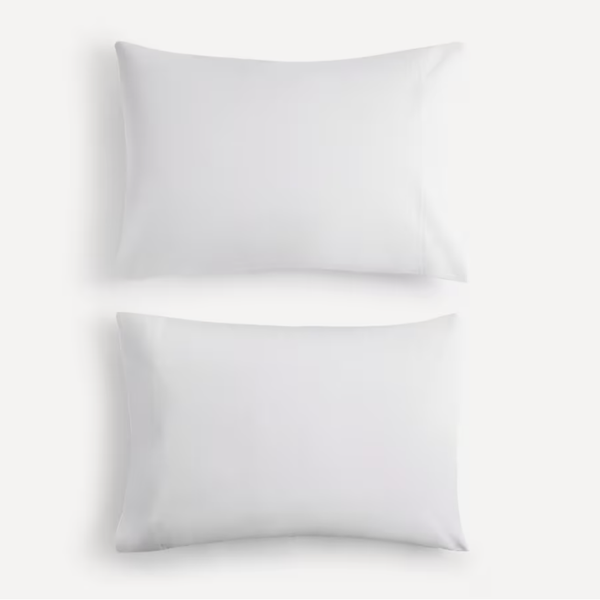 Stella 100% Cotton Ranforce 2-pack 50x70 cm Pillowcase White
