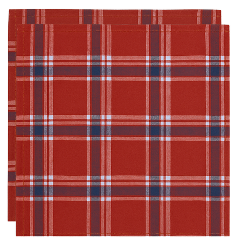 Genoa Woven Linen Stain Resistant Napkin Gray (Pack of 2)