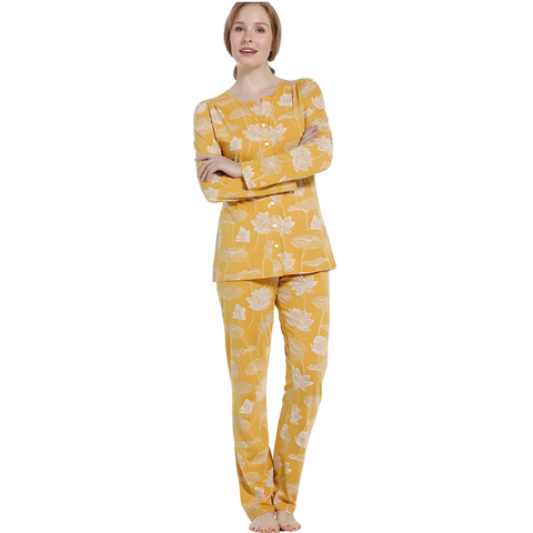 Alice Pajamas Set Mustard