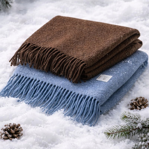 Woolmark Single Pure Wool Blanket Purple