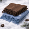 Woolmark Single Pure Wool Blanket Purple