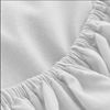 Lopez Single Elastic Cotton Combed Cotton Bed Sheet 100x200 cm White