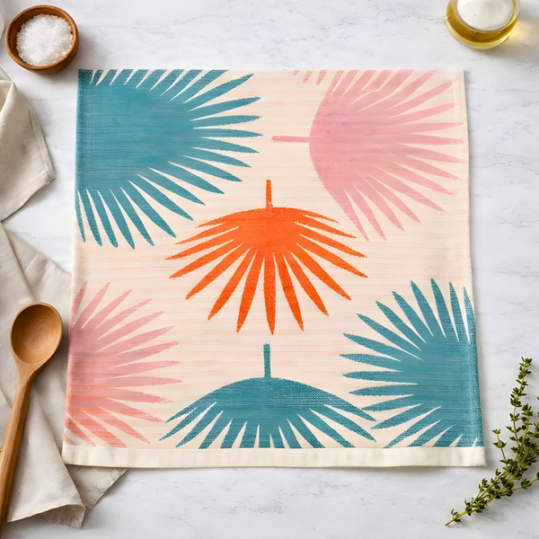 Anthro Kitchen Drying Towel Palm