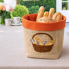Bread Design Woven Basket Rooster Pattern