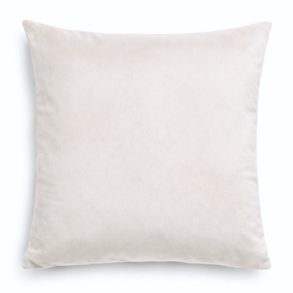 Geometric Patterned Velvet Throw Pillow Cover Mink 50x50 cm
