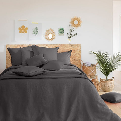 Allure Muslin Cotton Double King Size Flat Sheet 270x300 cm Khaki
