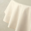 Genoa Woven Linen Stain Resistant Round Table Cloth Ecru