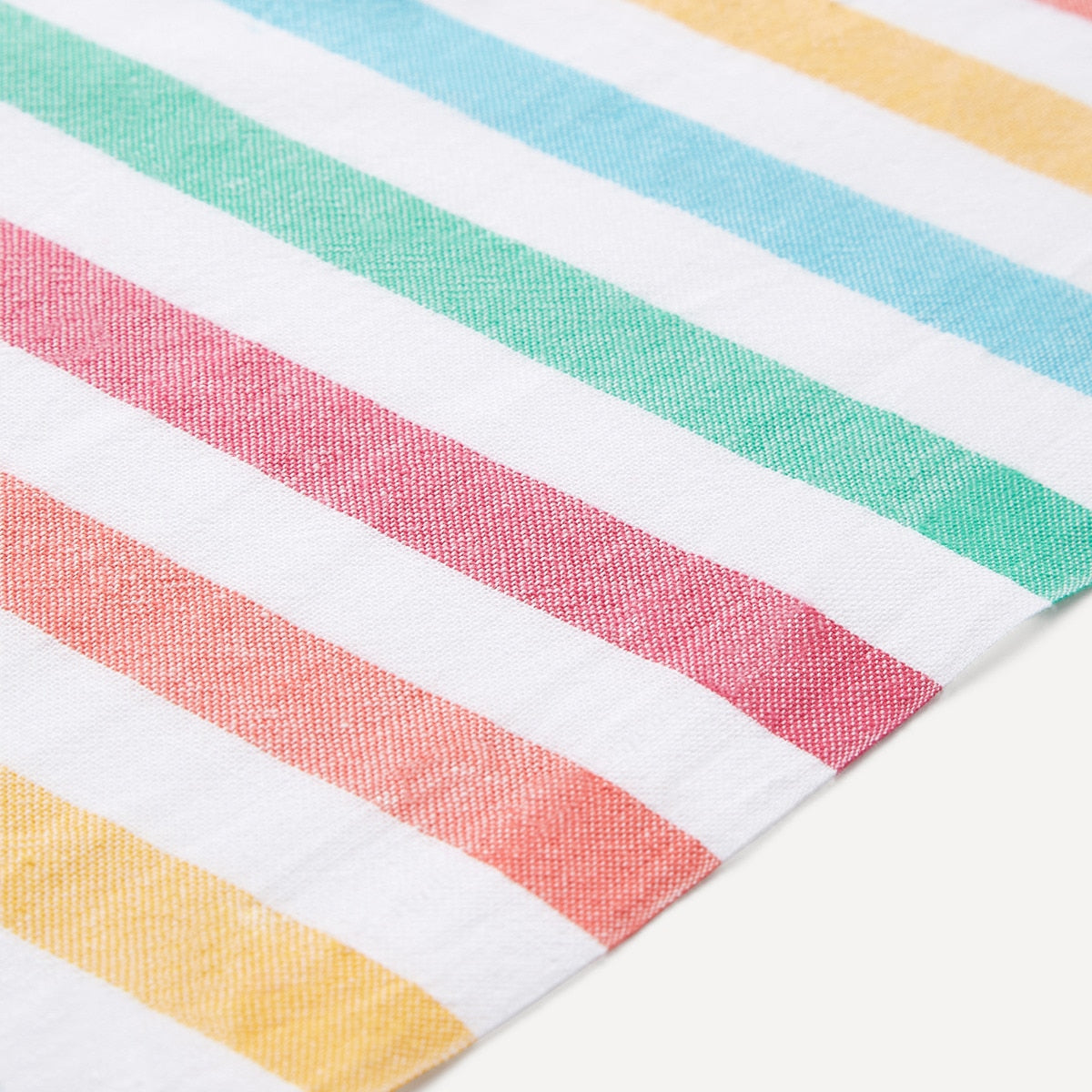 Rainbow Stripe Cotton Pareo