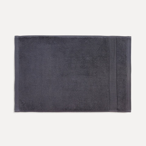 Leaf 100% Cotton Face Towel 50x70 cm Anthracite