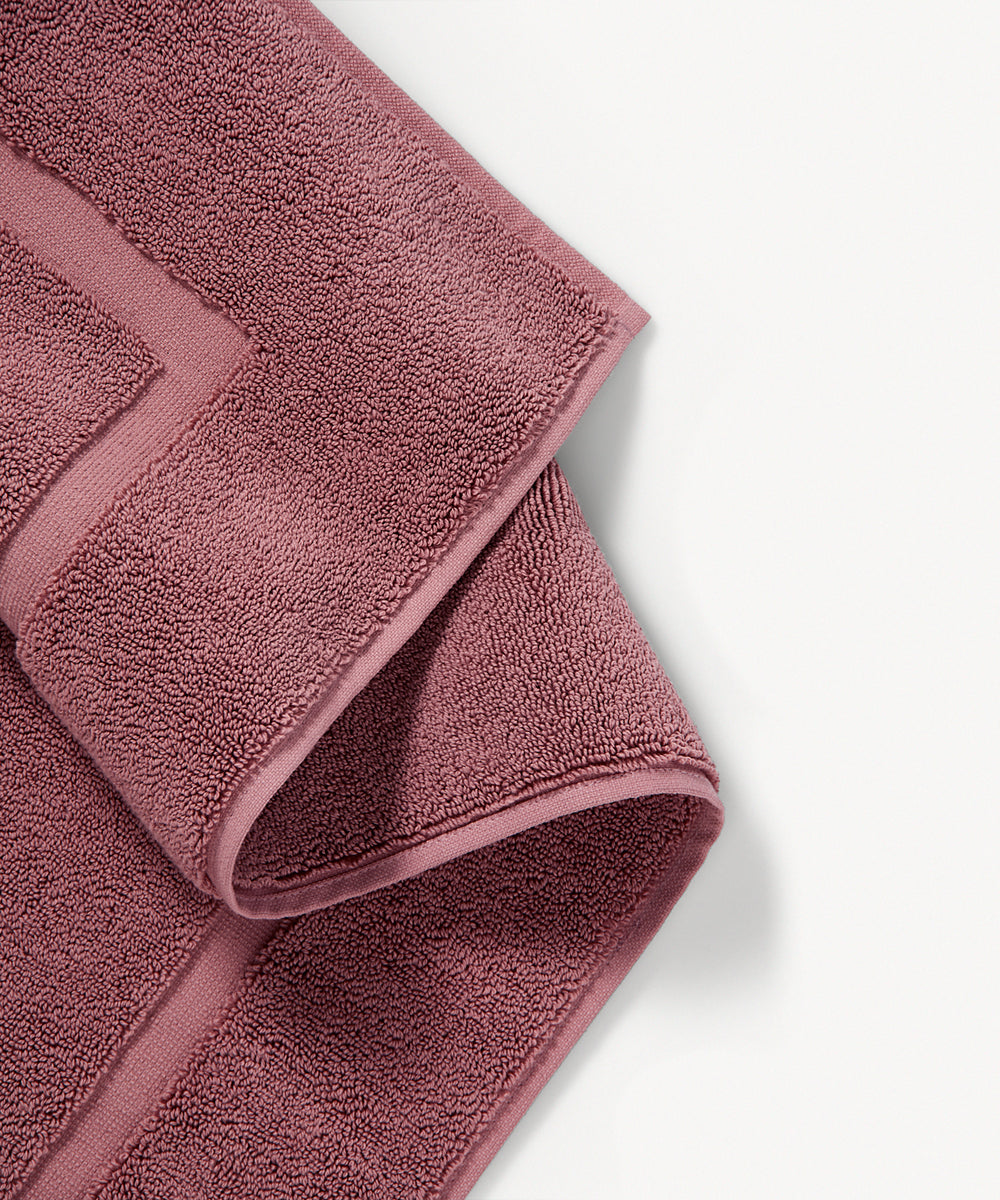 Ultra Soft Cotton Non-Slip Bath Mat 70x120 cm Dried Rose