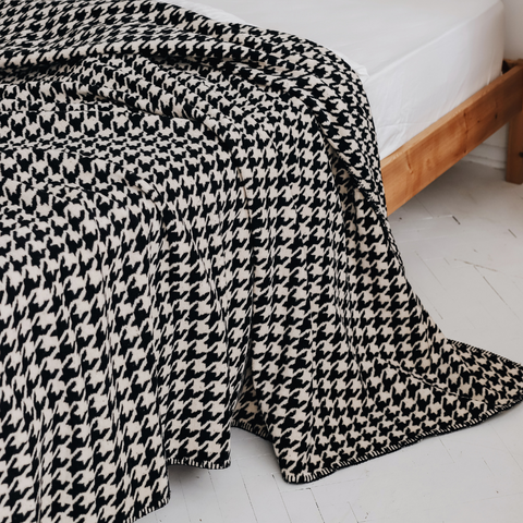 Softy Double Cotton Blanket 200x220 cm Black