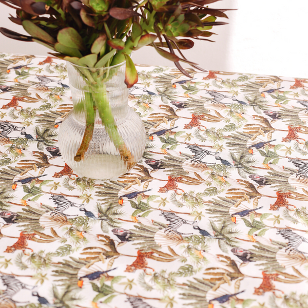 Safari Premium Linen Table Cloth