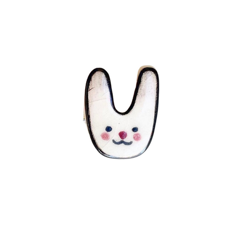 Cat Handmade Ceramic Brooch - Lapel Pin