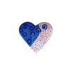 Heart Handmade Ceramic Brooch - Lapel Pin