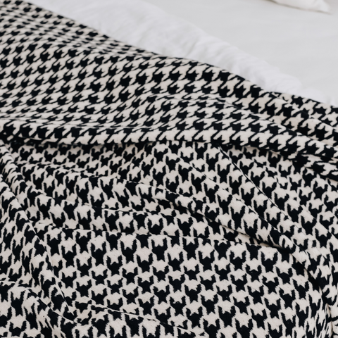 Softy Double Cotton Blanket 200x220 cm Black