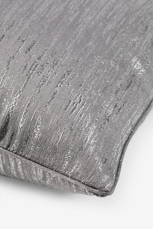 Shiny Cushion Cover Gray 45x45cm