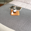 Ashley Multi-Purpose Double Cotton Bedspread 200x240 cm Black