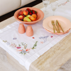 Coral Embroidered Runner 50x160 cm Orange