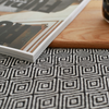 Ashley Multi-Purpose Double Cotton Bedspread 200x240 cm Black