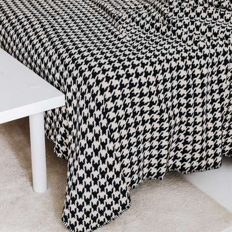Softy Double Cotton Blanket 200x220 cm Black