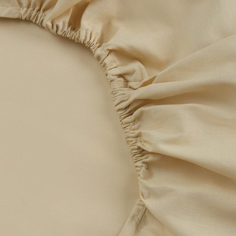 Double Elastic Bamboo Aloe Vera Bed Sheet 160x200 Cappuccino