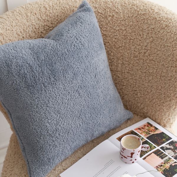 Pufco Ultra Soft Throw Pillow Cover 45x45 cm Blue