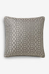 Berima Jacquard Linen Cushion Cover Smoked 60x60 cm