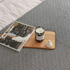 Ashley Multi-Purpose Double Cotton Bedspread 200x240 cm Black