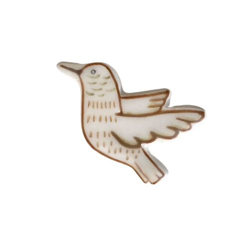 Bird Handmade Ceramic Brooch - Lapel Pin