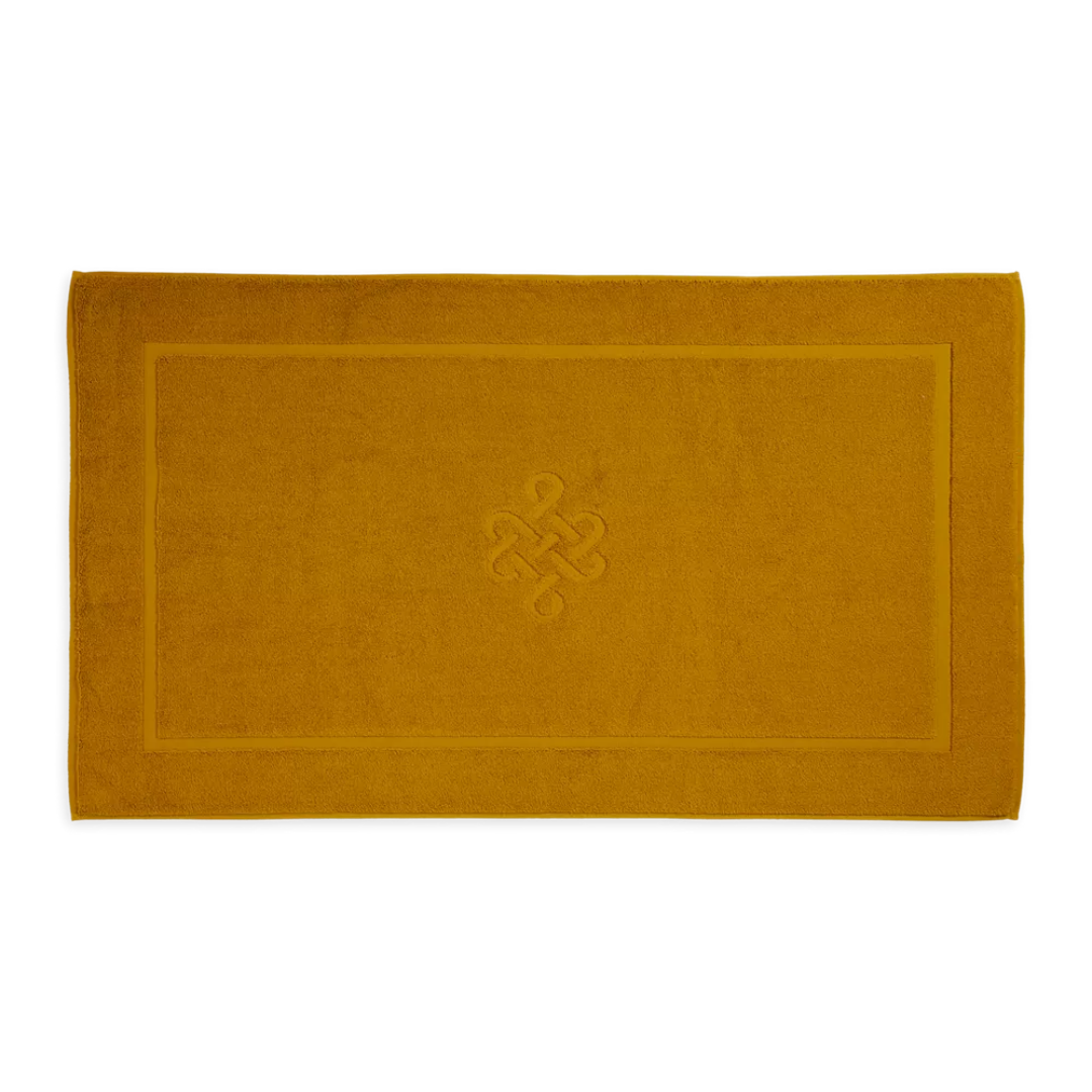 Ultra Soft Cotton Non-Slip Bath Mat 70x120 cm Saffron