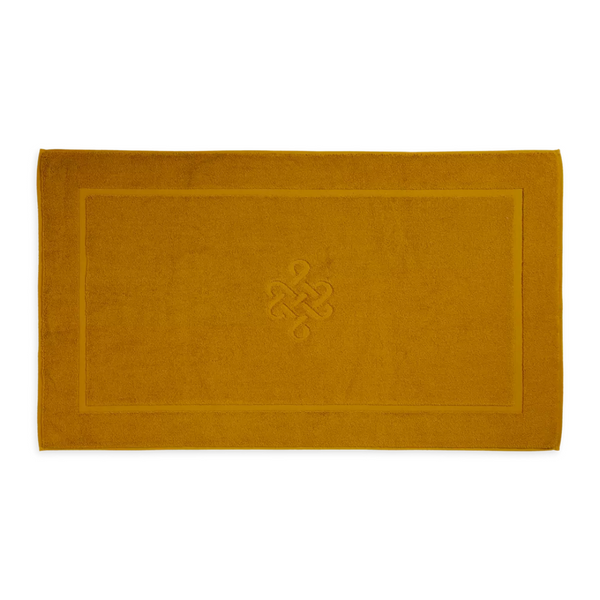 Ultra Soft Cotton Non-Slip Bath Mat 70x120 cm Saffron