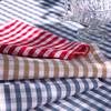 Check Woven Linen Stain Resistant Table Cloth Navy Blue