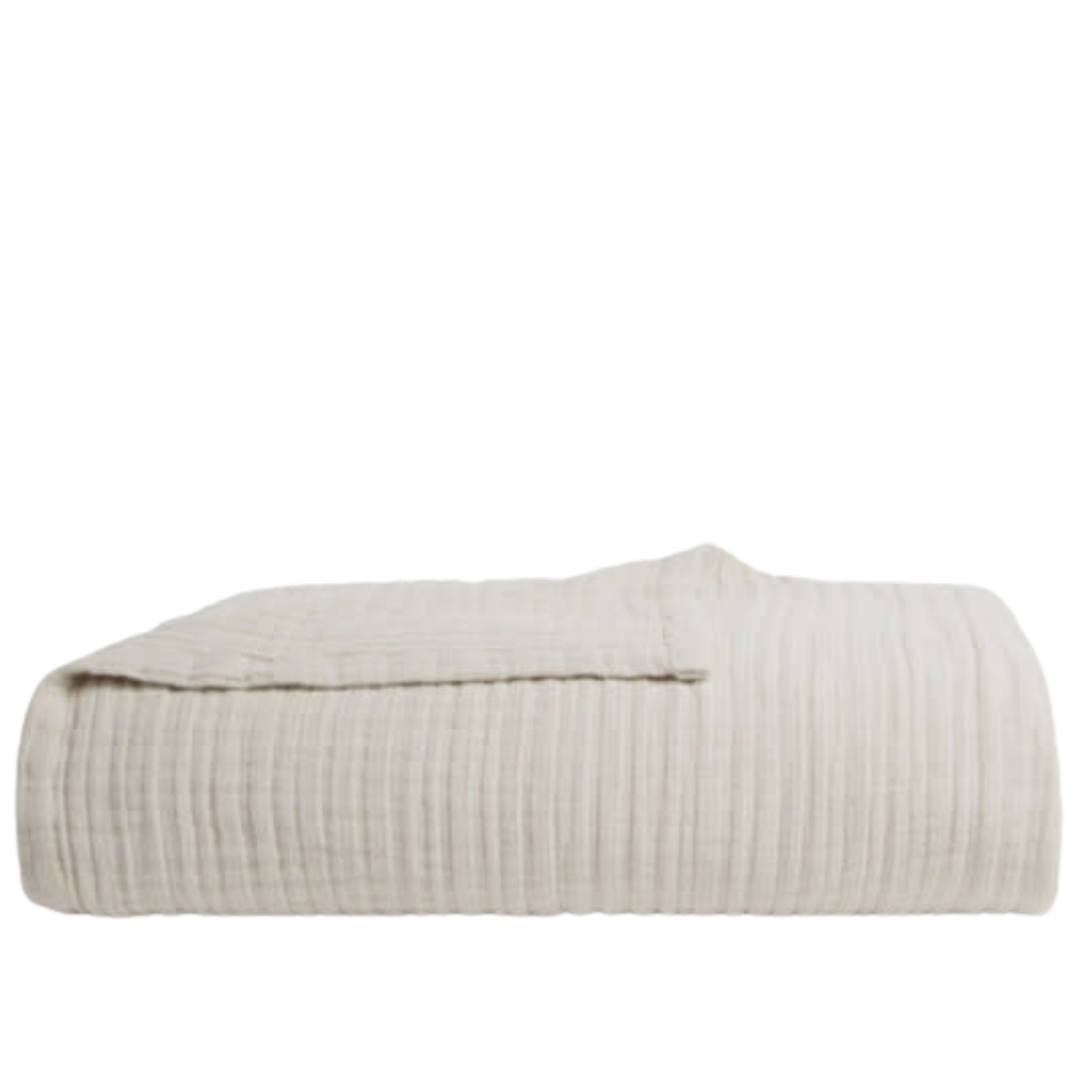 Gauze 100% Cotton 5 Ply Muslin Sofa Cover 250x260 cm Bone