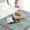 Woolmark Double Pure Wool Blanket Water Green